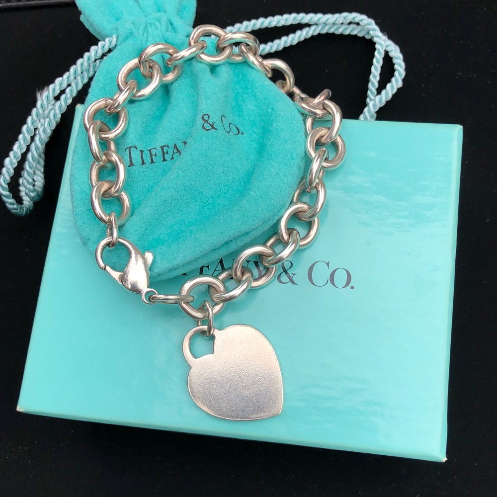 Authentic Tiffany & Co. Heart Bracelet